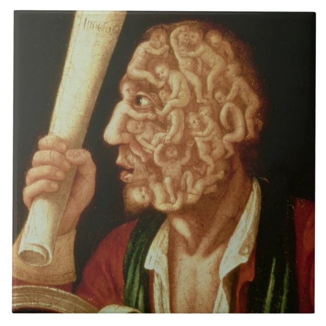 Portrait of Adam (oil) Tile (Front)