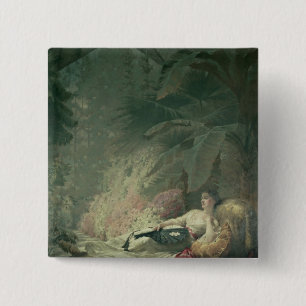 Portrait of Adelaide Maria, Countess of Iveagh 15 Cm Square Badge
