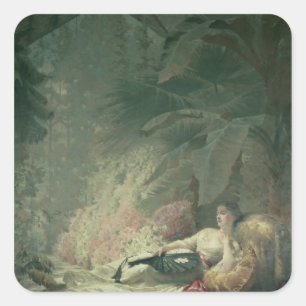 Portrait of Adelaide Maria, Countess of Iveagh Square Sticker