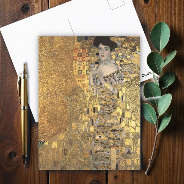 Portrait of Adele Bloch-Bauer 1, Klimt Art  Postcard (Creator Uploaded)