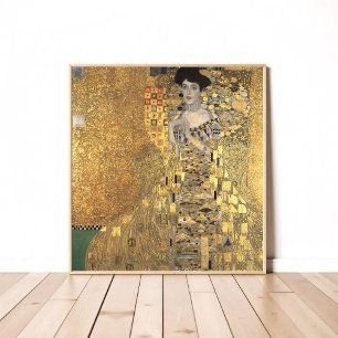 Portrait of Adele Bloch-Bauer 1, Klimt Art  Poster