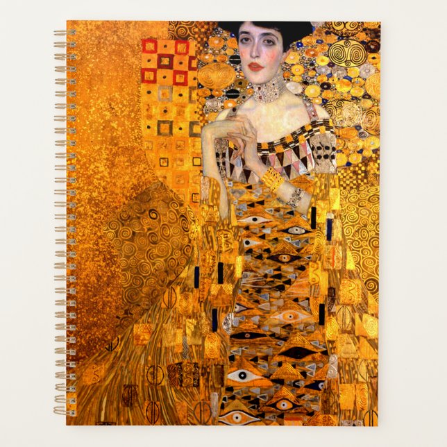 Portrait of Adele Bloch-Bauer by Gustav Klimt Planner (Front)