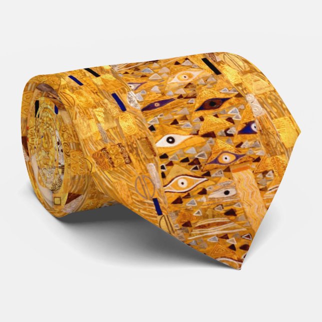 Portrait of Adele Bloch-Bauer by Gustav Klimt Tie (Rolled)
