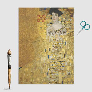 Portrait of Adele Bloch-Bauer by Gustav Klimt Tissue Paper