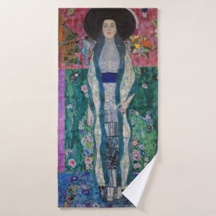 Portrait of Adele Bloch Bauer, Gustav Klimt Bath Towel
