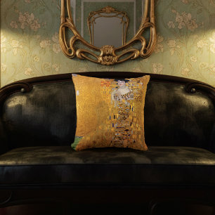 Portrait of Adele Bloch-Bauer Gustav Klimt Cushion