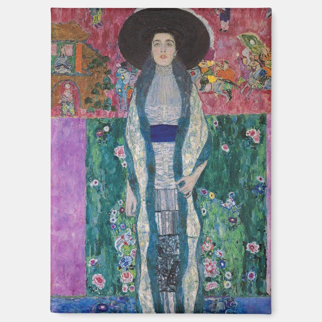 Portrait of Adele Bloch Bauer, Gustav Klimt Magnet (Front)