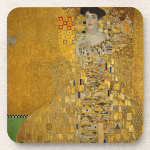 Portrait of Adele Bloch-Bauer I by Gustav Klimt Coaster