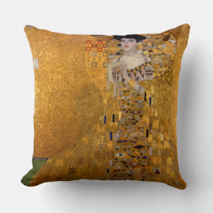  Portrait of Adele Bloch-Bauer I by Gustav Klimt  Cushion