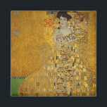 Portrait of Adele Bloch-Bauer I by Gustav Klimt Magnet<br><div class="desc">Portrait of Adele Bloch-Bauer I (1903-1907) by Gustav Klimt is a vintage Victorian Era Symbolism fine art portrait painting. Portrait of Adele Bloch-Bauer I is also known as The Lady in Gold or the Woman in Gold. The portrait shows Adele Bloch-Bauer sitting on a golden chair in front of a...</div>