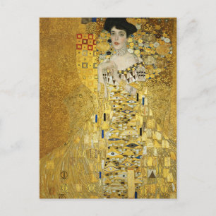 Portrait of Adele Bloch-Bauer I by Gustav Klimt Po Postcard