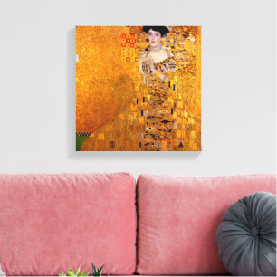 Portrait of Adele Bloch-Bauer I by Klimt Canvas Print