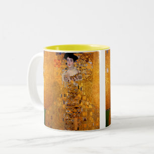 Portrait of Adele Bloch-Bauer I by Klimt Two-Tone Coffee Mug