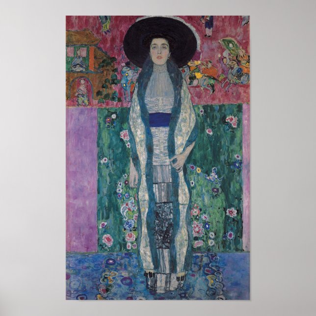 Portrait of Adele Bloch-Bauer II — Gustav Klimt Poster (Front)