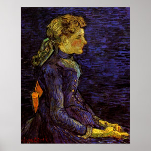 Portrait of Adeline Ravoux by Vincent van Gogh Poster