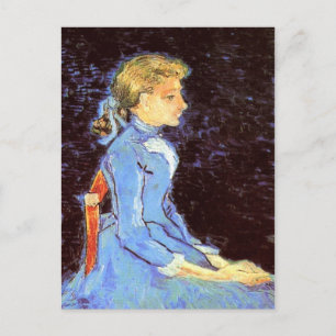 Portrait of Adeline Ravoux, Van Gogh Fine Art Postcard
