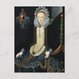 Portrait of Adriana van Nesse, 1611 Postcard