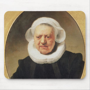 Portrait of Aechje Claesdar, 1634 Mouse Pad