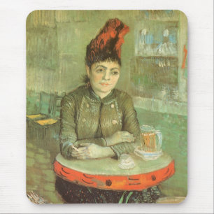 Portrait of Agostina Segatori by Vincent van Gogh Mouse Pad