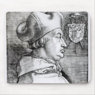 Portrait of Albert, Cardinal Elector of Mainz Mouse Pad