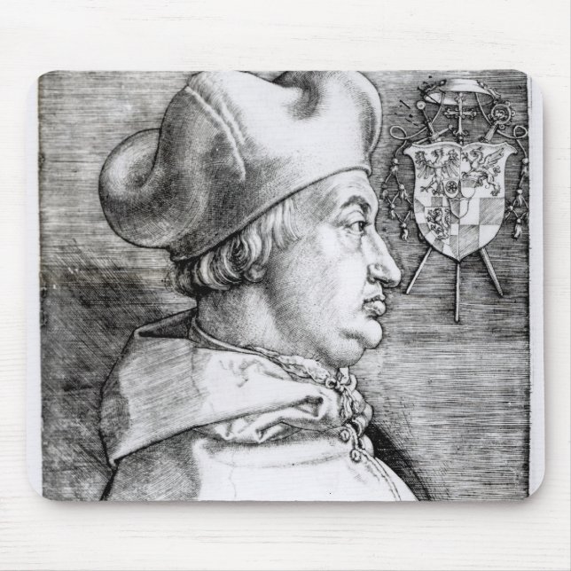 Portrait of Albert, Cardinal Elector of Mainz Mouse Pad (Front)