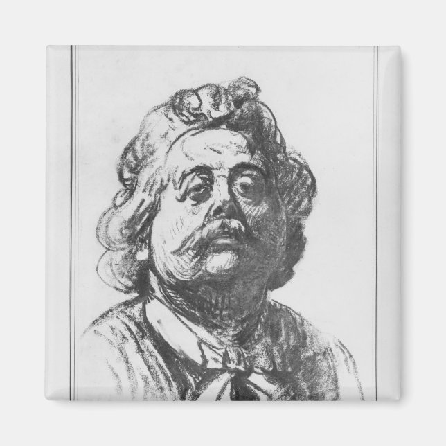 Portrait of Albert Ernest Carrier-Belleuse Magnet (Front)