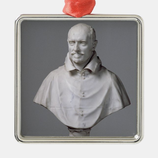 Portrait of Alessandro Metal Tree Decoration (Front)