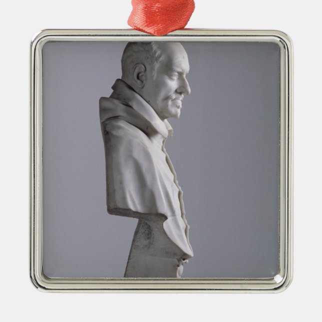 Portrait of Alessandro Metal Tree Decoration (Front)