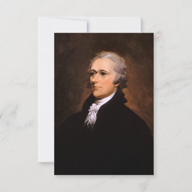 Portrait of Alexander Hamilton by John Trumbull (Front)