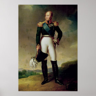 Portrait of Alexander I 1814 Poster