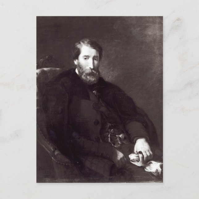 Portrait of Alfred Bruyas Postcard (Front)