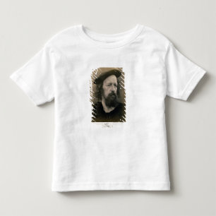 Portrait of Alfred, Lord Tennyson (1809-92) (b/w p Toddler T-Shirt