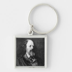 Portrait of Alfred, Lord Tennyson  c.1860s Key Ring