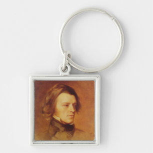 Portrait of Alfred Lord Tennyson Key Ring