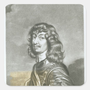 Portrait of Algernon Percy 2 Square Sticker