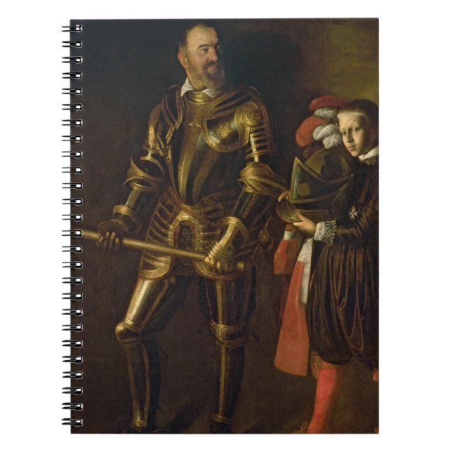 Portrait of Alof de Wignacourt, Grand Master of th Notebook (Front)