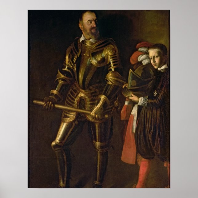 Portrait of Alof de Wignacourt, Grand Master of th Poster (Front)