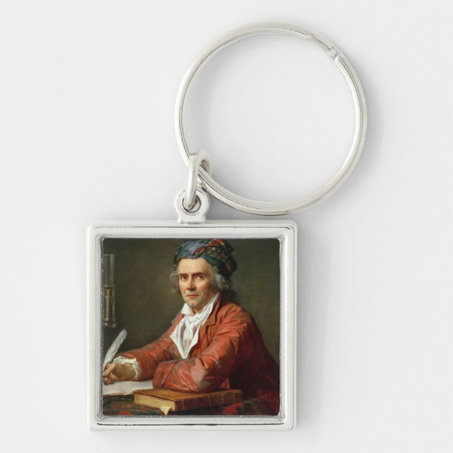 Portrait of Alphonse Leroy, 1783 Key Ring (Front)