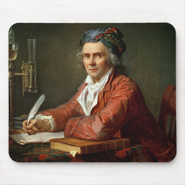 Portrait of Alphonse Leroy, 1783 Mouse Pad (Front)