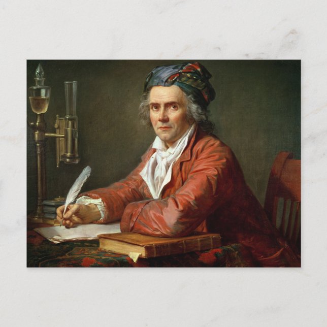 Portrait of Alphonse Leroy, 1783 Postcard (Front)