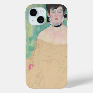 Portrait of Amalie Zuckerkandl by Gustav Klimt iPhone 15 Case