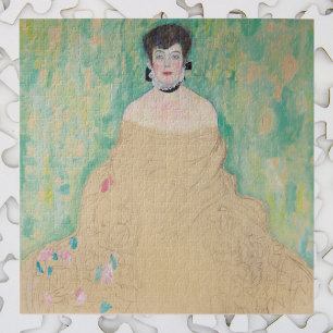 Portrait of Amalie Zuckerkandl by Gustav Klimt Jigsaw Puzzle
