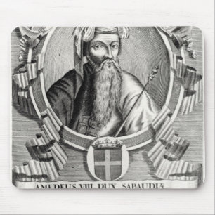 Portrait of Amedee VIII Le Pacifique Mouse Pad