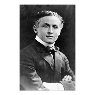 Portrait of American Magician Harry Houdini Photo Print