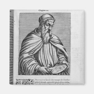 Portrait of Amerigo Vespucci Magnet