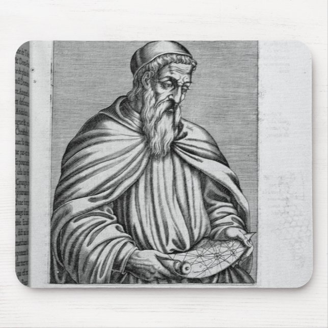 Portrait of Amerigo Vespucci Mouse Pad (Front)