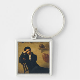 Portrait of an Artist in his Studio Key Ring