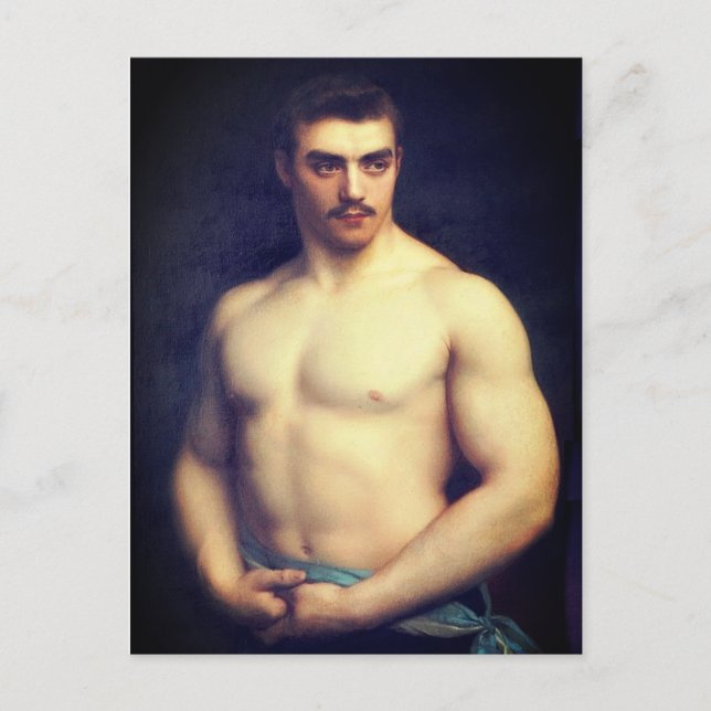 Portrait of an Athlete Postcard (Front)