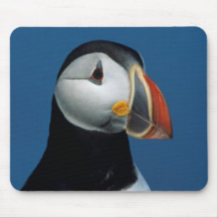 Portrait of an Atlantic Puffin Mouse Pad