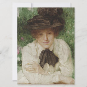 Portrait of an Edwardian Lady (Vintage Art) Card
